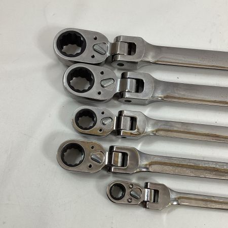 Snap-on スナップオン ダブルフレックスロングギアレンチ XFRM705 ケース付 5本セット