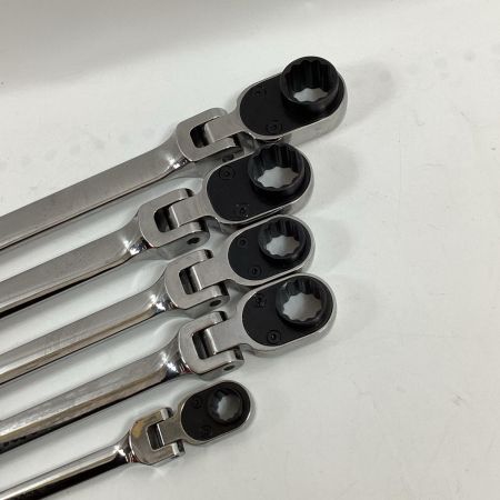 Snap-on スナップオン ダブルフレックスロングギアレンチ XFRM705 ケース付 5本セット