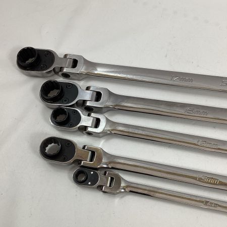 Snap-on スナップオン ダブルフレックスロングギアレンチ XFRM705 ケース付 5本セット