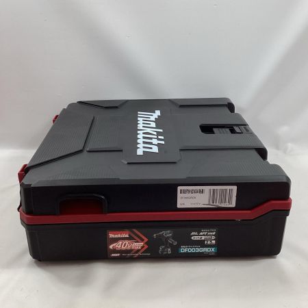 MAKITA マキタ ドライバドリル DF003GRDX 充電器・充電池2個・ケース付 40v 2.5Ah