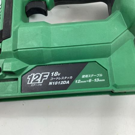 HiKOKI ハイコーキ 電動タッカ N1812DA グリーン 本体のみ 13mm 36v