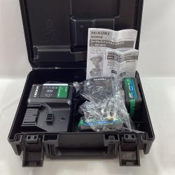 HiKOKI ハイコーキ インパクトドライバ WH36DC ブラック 充電器・充電池2個・ケース付 Sランク