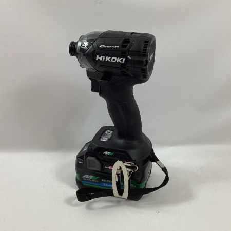 HiKOKI ハイコーキ インパクトドライバ WH36DC ブラック 充電器・充電池2個・ケース付