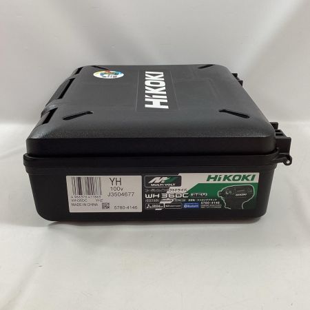 HiKOKI ハイコーキ インパクトドライバ WH36DC ブラック 充電器・充電池2個・ケース付