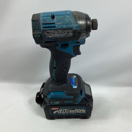 MAKITA マキタ インパクトドライバ TD002GRDX 充電器・充電池2個・ケース付 コ 40v