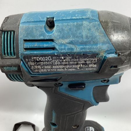 MAKITA マキタ インパクトドライバ TD002GRDX 充電器・充電池2個・ケース付 コ 40v