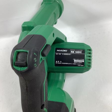 HiKOKI ハイコーキ ブロワ RB18DC バッテリー1個 ノズルホース付 36v
