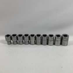 Snap-on スナップオン フランクドライブ 1/2インチ シャロー ソケット  10個セット TWM10A～19 Cランク