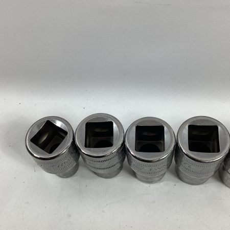 Snap-on スナップオンドライブ 1/2インチ シャロー ソケット  10個セット TWM10A～19