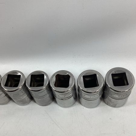 Snap-on スナップオンドライブ 1/2インチ シャロー ソケット  10個セット TWM10A～19