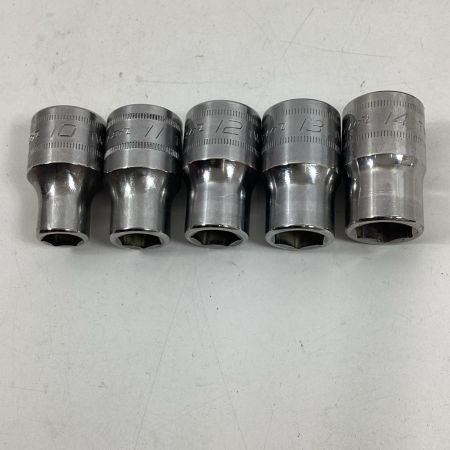 Snap-on スナップオンドライブ 1/2インチ シャロー ソケット  10個セット TWM10A～19
