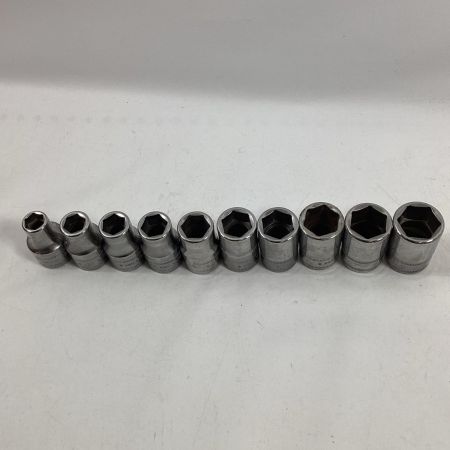 Snap-on スナップオンドライブ 1/2インチ シャロー ソケット  10個セット TWM10A～19