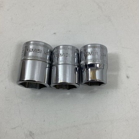 Snap-on スナップオン ソケットセット 5個セット FSM151/FSM131/FSM111/FS181/FS201