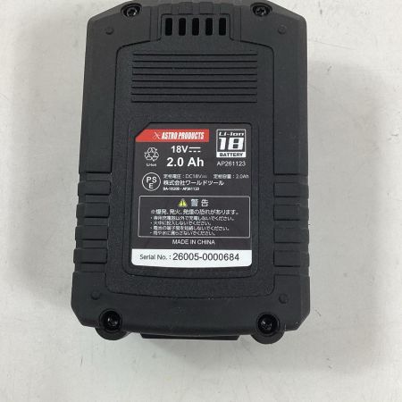 ASTRO PRODUCTS アストロプロダクツ インパクトレンチ IW910-500N レッド 充電器・充電池1個・ケース付 