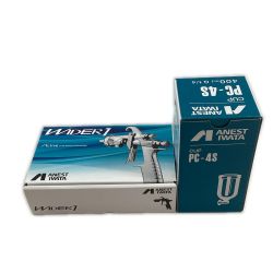 ANEST IWATA スプレーガン WIDER1-13H2G 重力式カップ付（PC-4S）セット Sランク