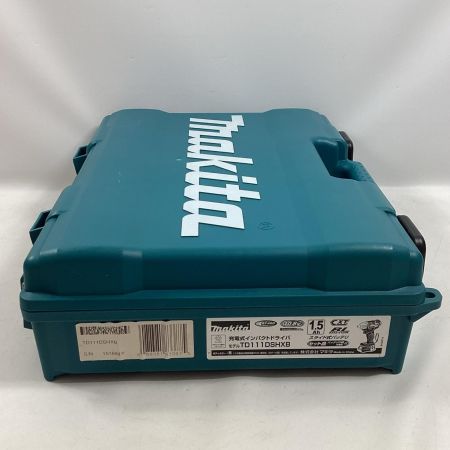 MAKITA マキタ インパクトドライバ TD111DSHXB 充電器・充電池2個・ケース付 10.8v 