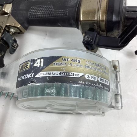 HiKOKI ハイコーキ ねじ打ち機 WF4HS ブラック×ゴールド ケース付 高圧 41mm