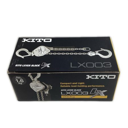 KITO キトー チェーンブロック LX003 0.25ｔ