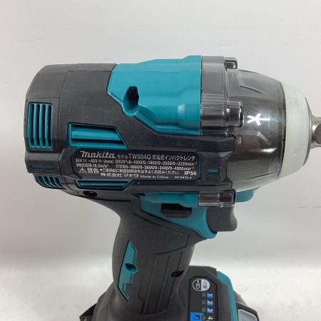 MAKITA マキタ インパクトレンチ TW004GRDX ブルー 充電器・充電池2個・ケース付 40v