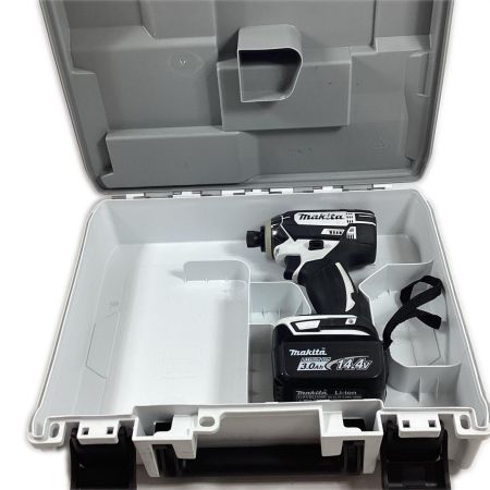 MAKITA マキタ インパクトドライバ TD138D ホワイト 充電池1個付 14.4v