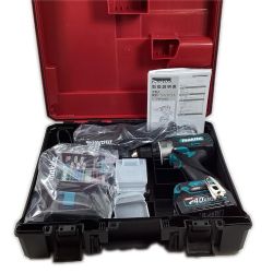 MAKITA マキタ ドライバドリル HP003GRDX 充電器・充電池2個・ケース付 40v Sランク
