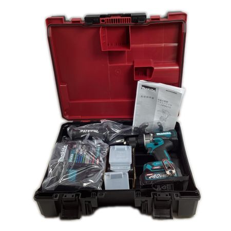 MAKITA マキタ ドライバドリル HP001GRDX ブルー 充電器・充電池2個・ケース付 40v
