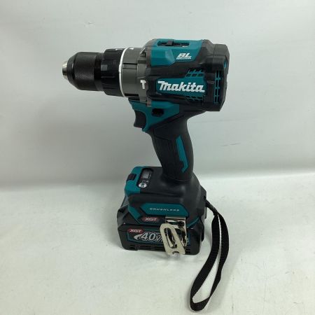 MAKITA マキタ ドライバドリル HP001GRDX ブルー 充電器・充電池2個・ケース付 40v