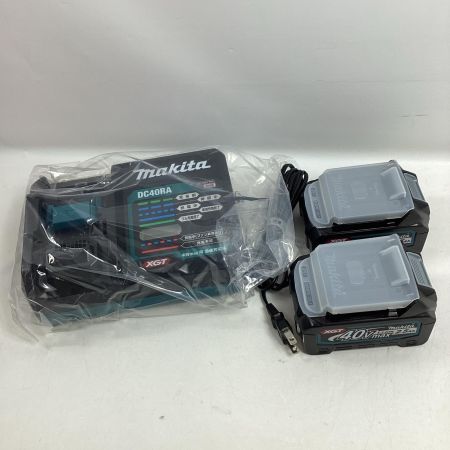 MAKITA マキタ ドライバドリル HP001GRDX ブルー 充電器・充電池2個・ケース付 40v