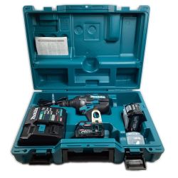 MAKITA マキタ インパクトレンチ TW001GRDX ブルー 充電器・充電池2個・ケース付 40v Bランク