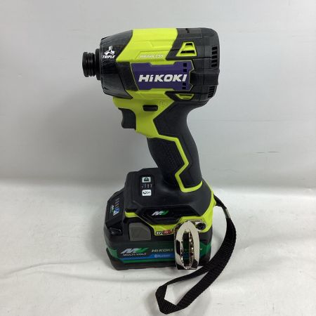 HiKOKI ハイコーキ インパクトドライバ WH36DD スパイダーイエロー 充電器・充電池2個・ケース付 36v