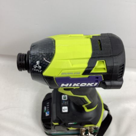 HiKOKI ハイコーキ インパクトドライバ WH36DD スパイダーイエロー 充電器・充電池2個・ケース付 36v
