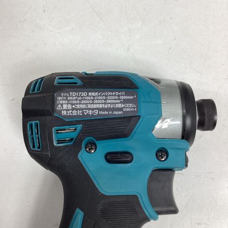MAKITA マキタ インパクトドライバ TD173D ブルー ケース付