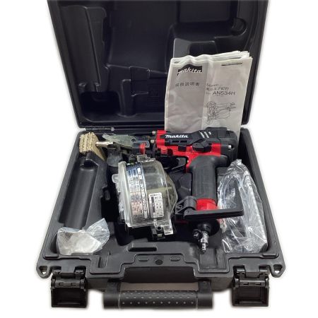 MAKITA マキタ エア釘打ち AN534H レッド×ブラック 高圧 50mm