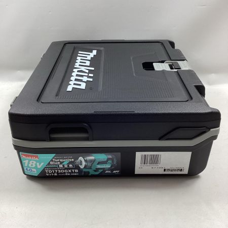 MAKITA マキタ インパクトドライバ TD173DGXTB ターコイズブルー 充電器・充電池2個・ケース付 
