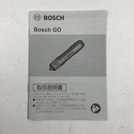 BOSCH ボッシュ コードレスドライバー Bosch GO 3 ケーブル無し