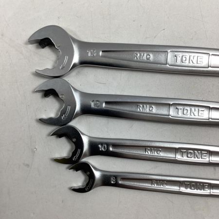 TONE トネ 両口メガネレンチセット RMQ700 収納ポーチ付 7本セット