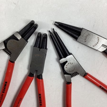 KNIPEX クニペックス スナップリングプライヤ 4本セット