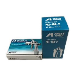 ANEST IWATA スプレーガン WIDER1-15H2S コンテナPCL-10B-2 セット Sランク