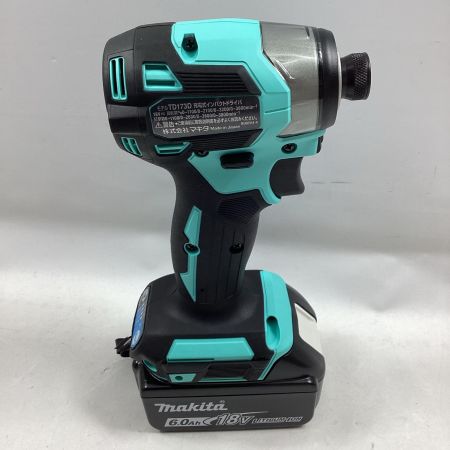 MAKITA マキタ インパクトドライバ TD173DGXTB ターコイズブルー 充電器・充電池2個・ケース付