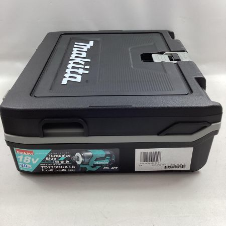 MAKITA マキタ インパクトドライバ TD173DGXTB ターコイズブルー 充電器・充電池2個・ケース付