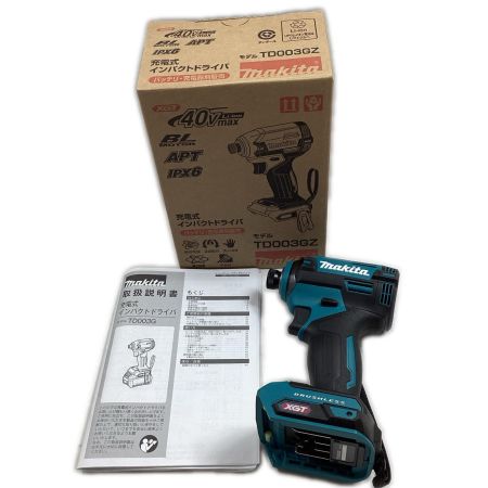 MAKITA マキタ インパクトドライバ TD003GZ 本体のみ 40v