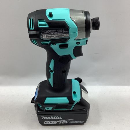 MAKITA マキタ インパクトドライバ TD173DGXTB ターコイズブルー 充電器・充電池2個・ケース付