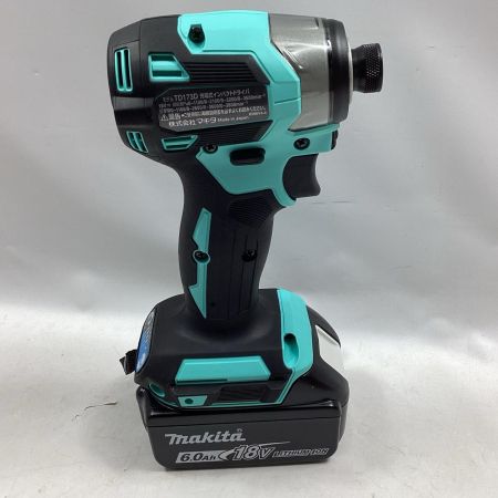 MAKITA マキタ インパクトドライバ TD173DGXTB ターコイズブルー 充電器・充電池2個・ケース付 