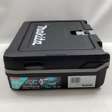 MAKITA マキタ インパクトドライバ TD173DGXTB ターコイズブルー 充電器・充電池2個・ケース付