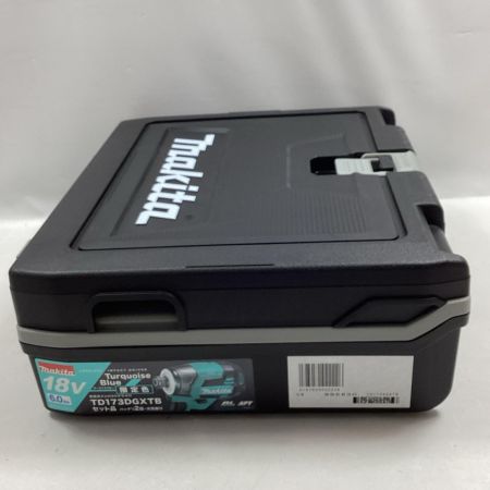 MAKITA マキタ インパクトドライバ TD173DGXTB ターコイズブルー 充電器・充電池2個・ケース付 