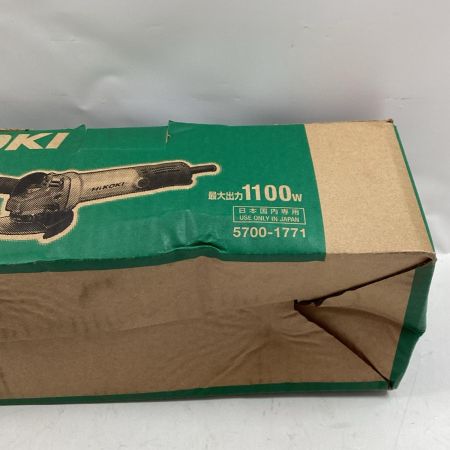 HiKOKI ハイコーキ ディスクグラインダー G10SHA シルバー 100mm