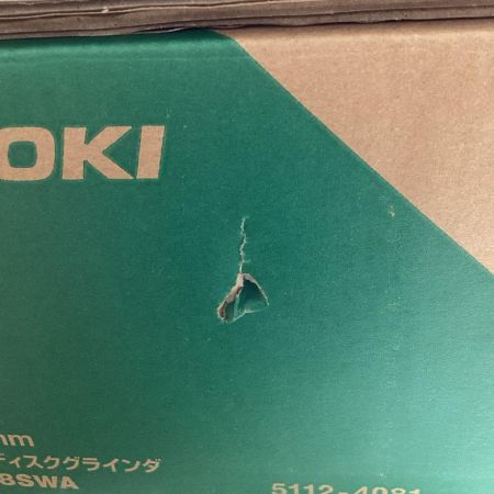 HiKOKI ハイコーキ ディスクグラインダー G18SWA グリーン 180mm