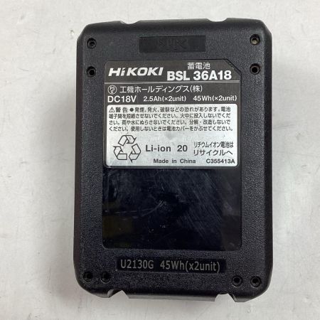 HiKOKI ハイコーキ インパクトレンチ WR36DF グリーン 充電池1個付