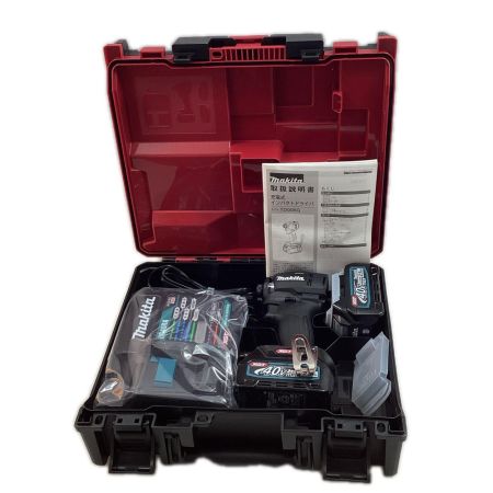 MAKITA マキタ インパクトドライバ TD005GRDXB ブラック 充電器・充電池2個・ケース付