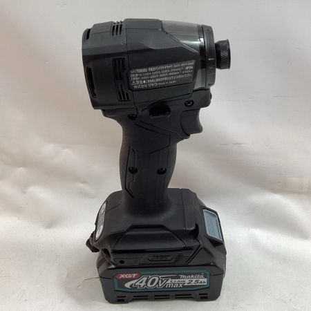 MAKITA マキタ インパクトドライバ TD005GRDXB ブラック 充電器・充電池2個・ケース付